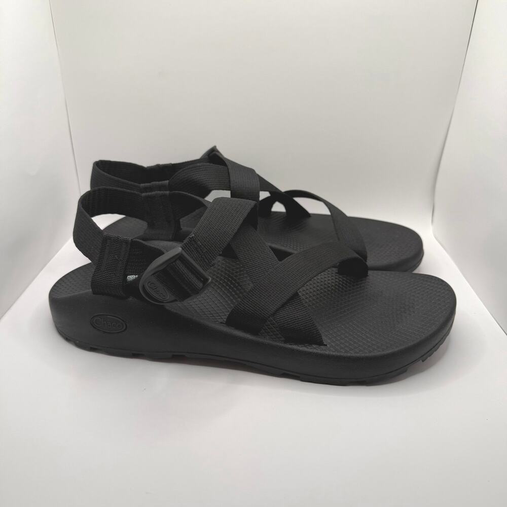 Chaco Men’s Z2 Classic Black Outdoor Hiking Sandals- Size‎ 12 - Picture 3 of 8